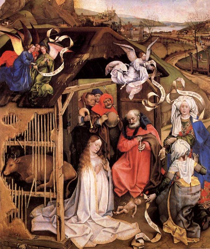 Robert Campin Jesus feed